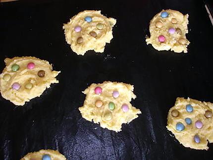 recette cookies aux smarties