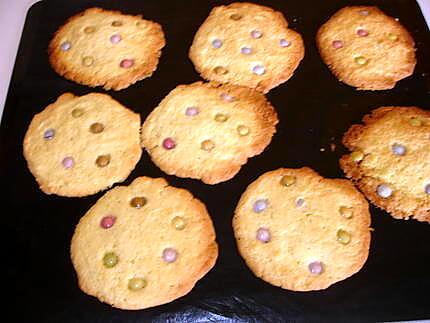 recette cookies aux smarties