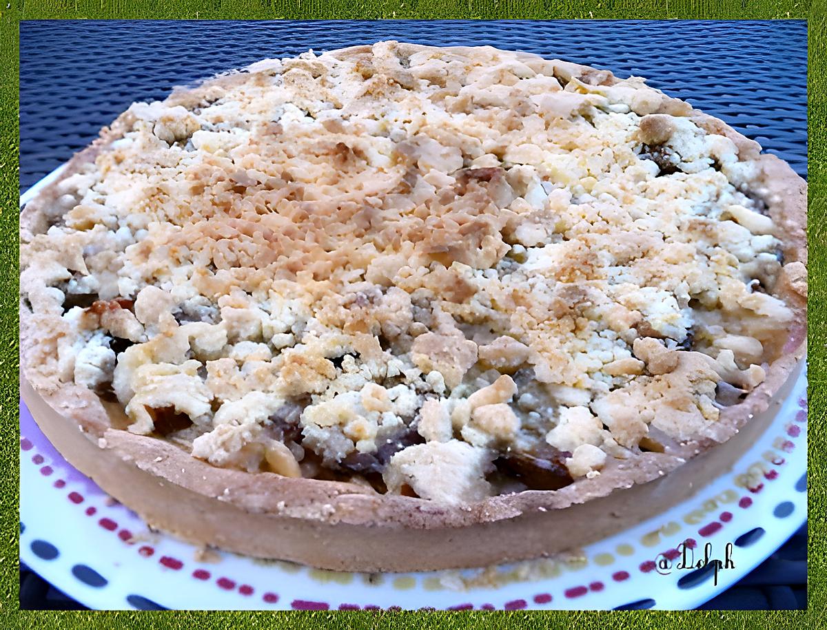 recette Tarte crumble aux prunes