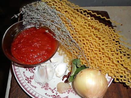 recette Fusilli lunghi sauce tomate ail et piment