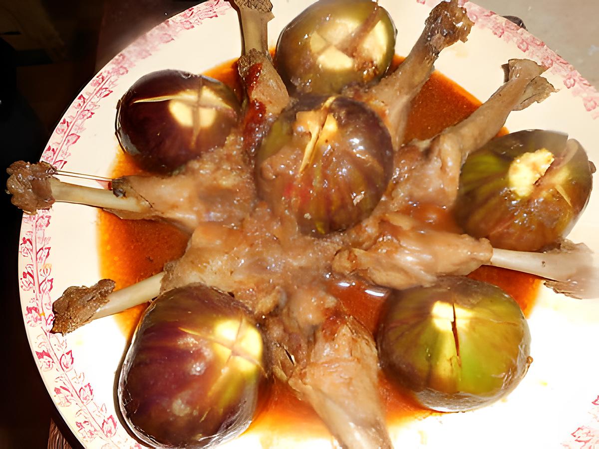 recette Manchons de canard aux figues