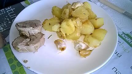 recette GIGOLETTE DE DINDE ET SES POMME DE TERRE