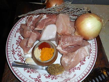 recette Sauté de porc aux épices douces