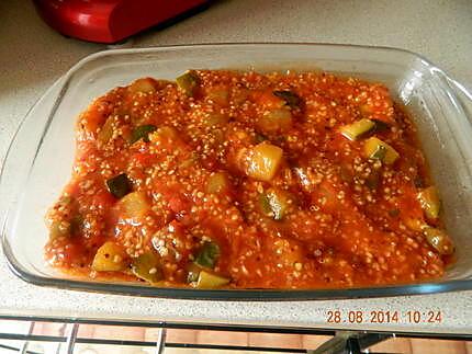 recette Lasagnes ratatouille quinoa boulgour