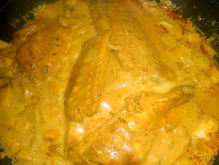 recette Ailerons de dinde au curry