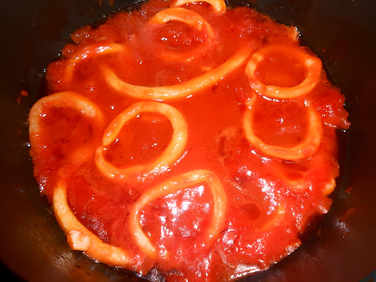 recette SAUCE CALAMAR (pour pates ou riz)