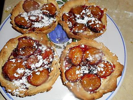 recette Tartelettes aux quetsches