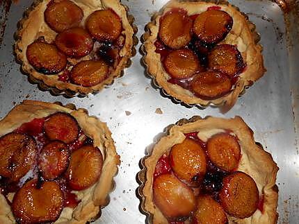 recette Tartelettes aux quetsches