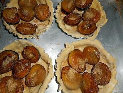 recette Tartelettes aux quetsches