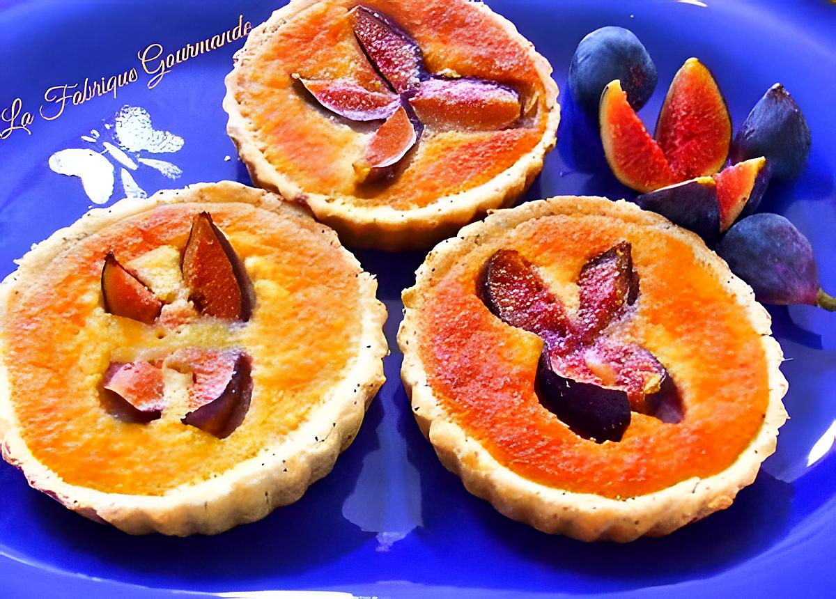 recette Tartelette Amandine aux Figues Fraîches et au Pavot