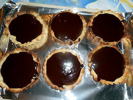 recette Tartelette au chocolat