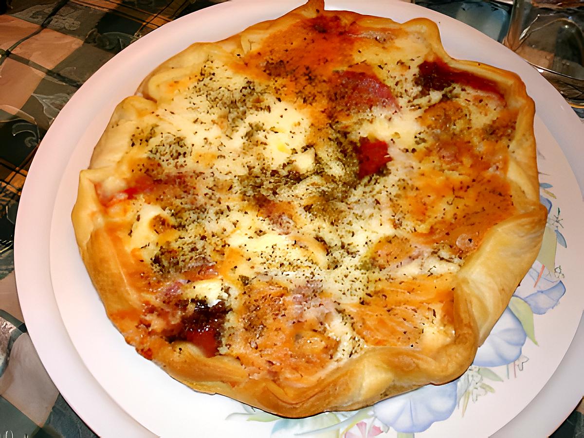 recette tarte fines tomates bacon mozzarella
