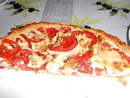 recette TARTE TOMATE CHEVRE