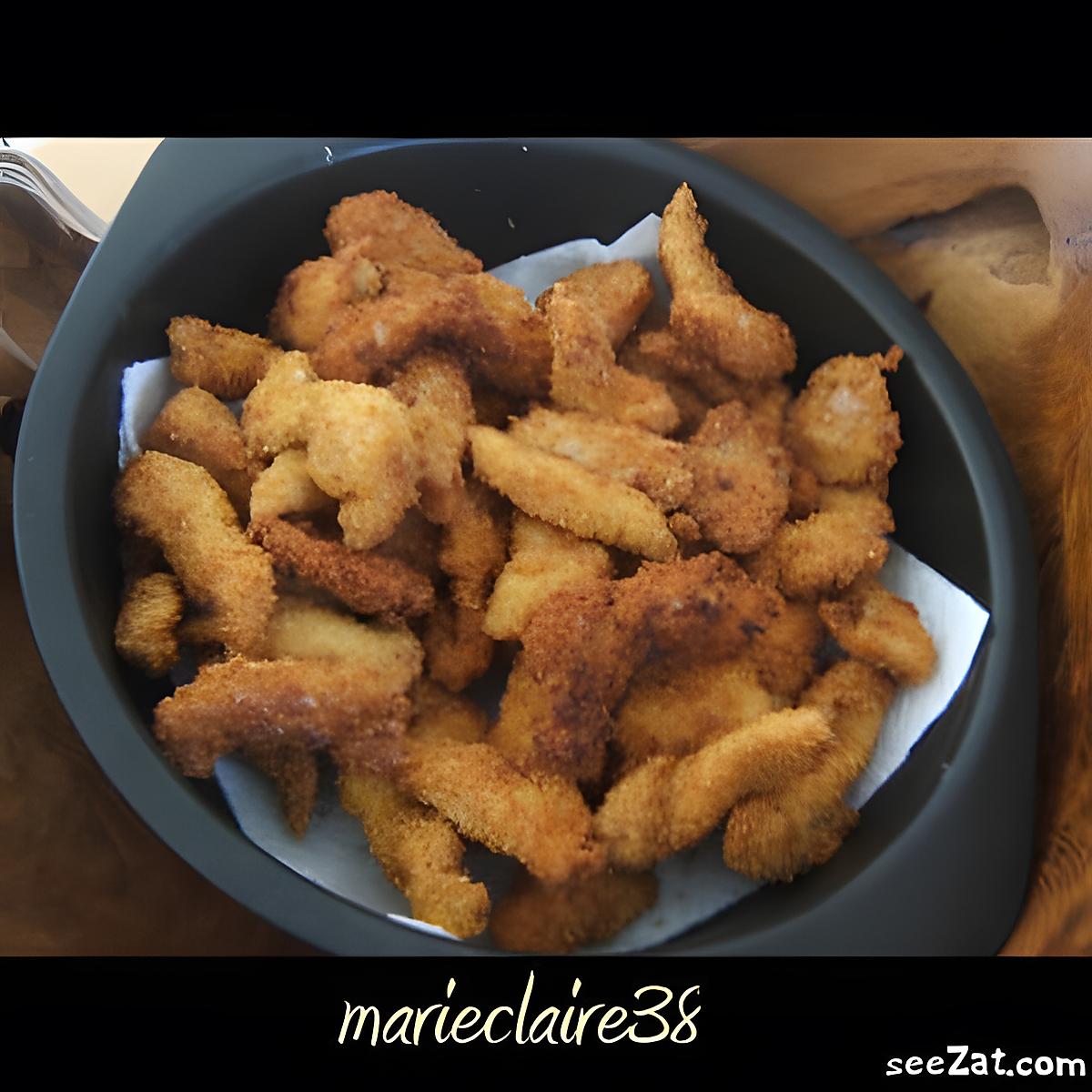 recette morceaux de poulet pané