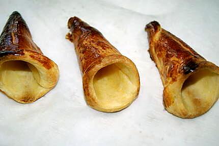 recette Tubes et cornets à garnir et une garniture