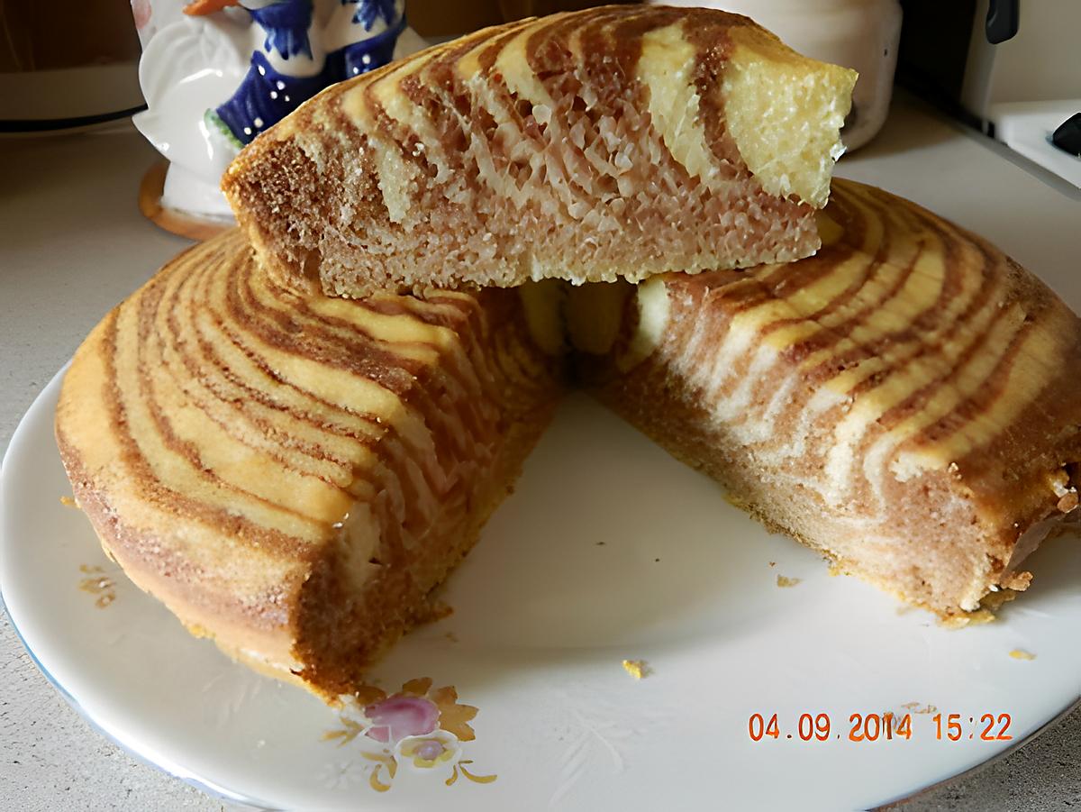 recette Zébra cake