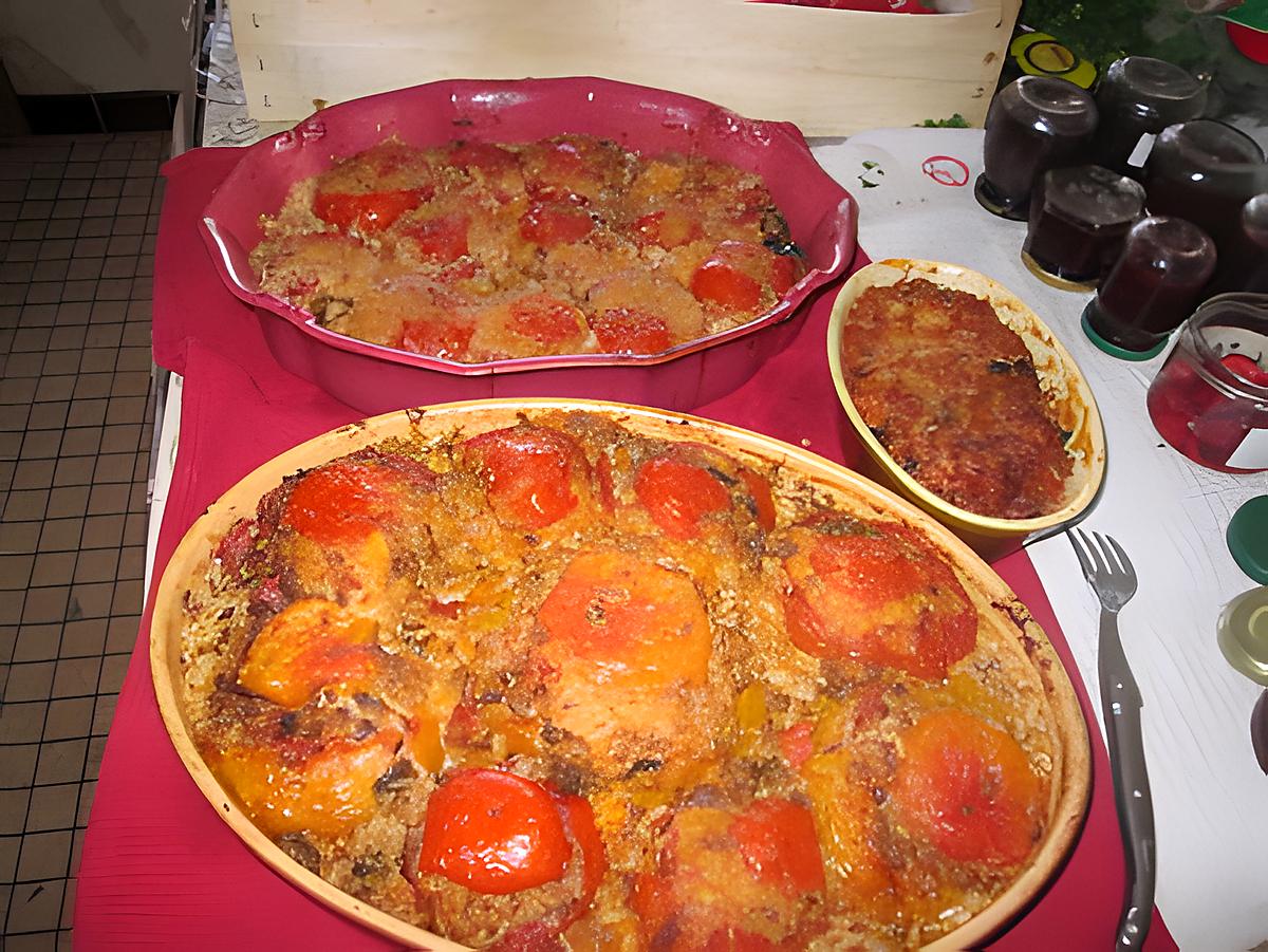 recette tomates farcies a ma façon  et un plat a la façon mamyloula  avec mon grain de sel