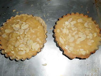 recette Tartelette lait de coco amandes