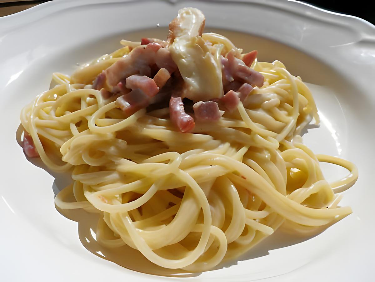 recette Spaghetti au Munster