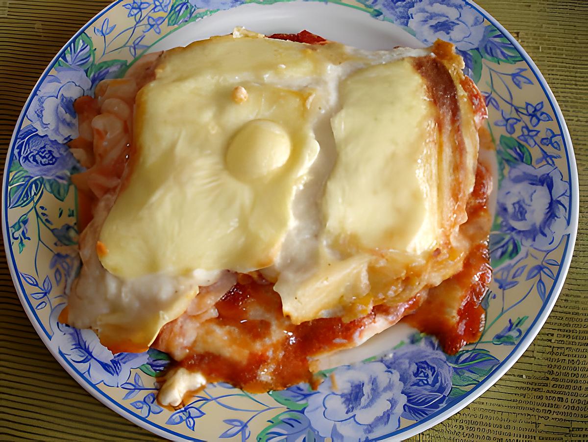 recette lasagne jambon et fromage à raclette