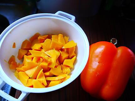 recette Glace Mangue et poivron