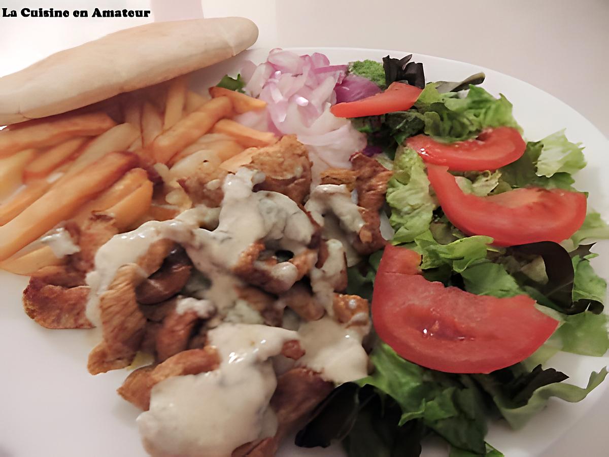 recette Assiette complète kebab