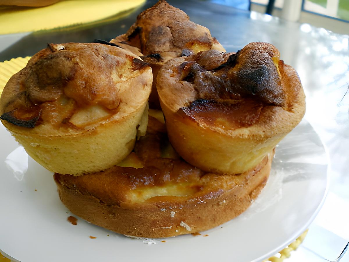 recette CAKES MOELLEUX AUX POMMES