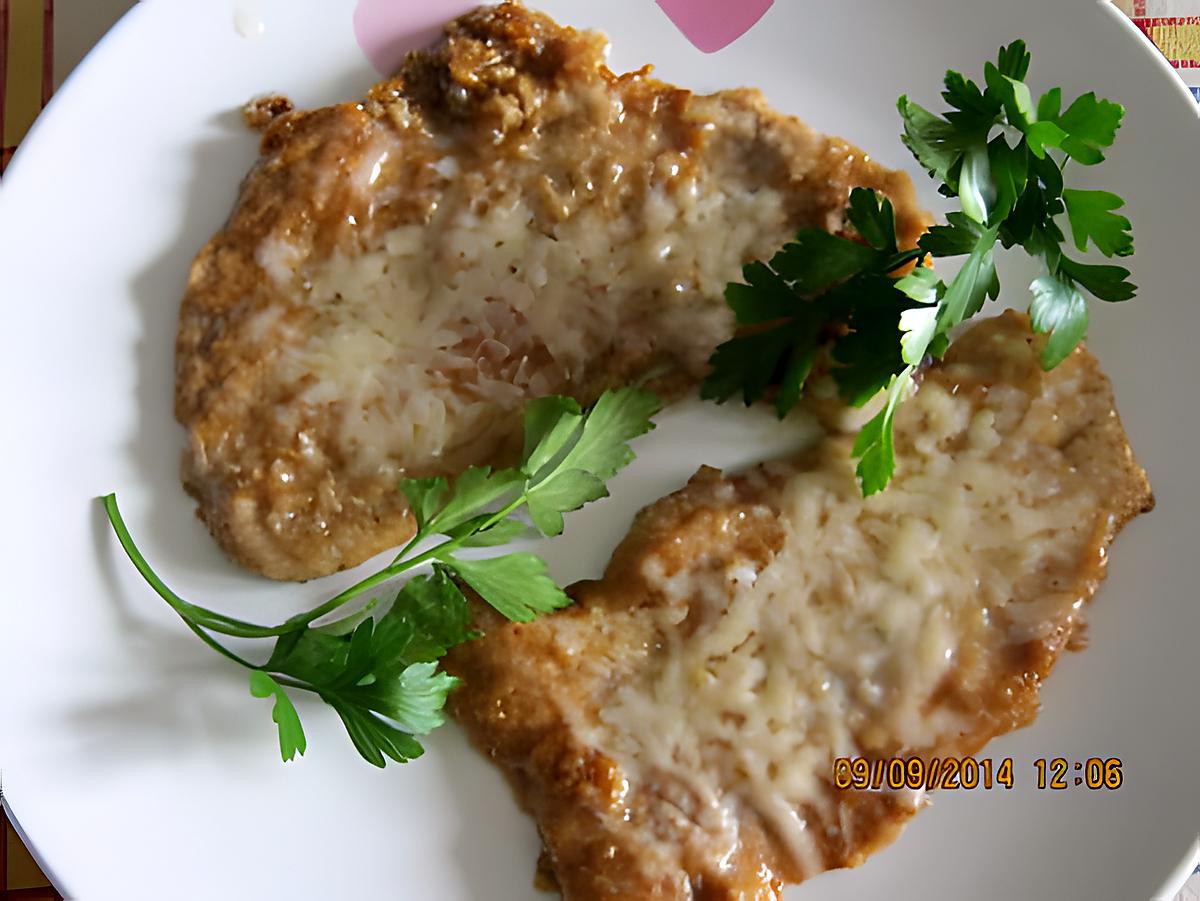 recette ESCALOPE DE VEAU SAUCE MARSALA