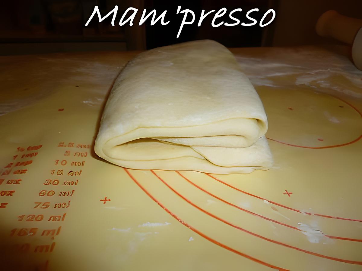 recette Pâte feuilletée levée (pour croissants)