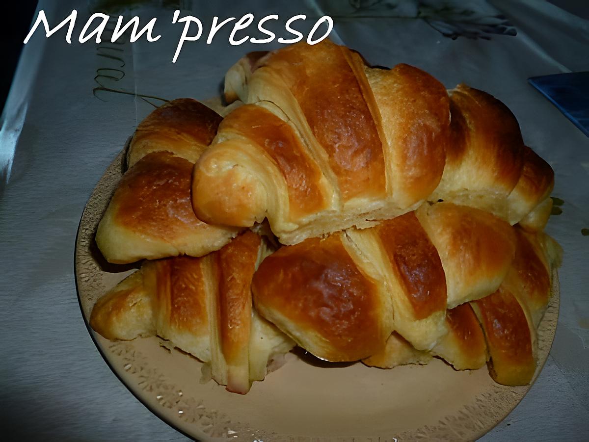 recette Croissants au beurre maison