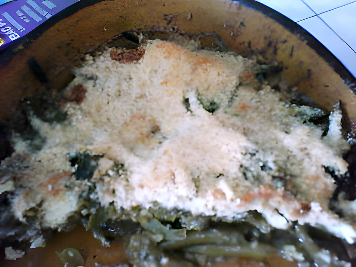 recette GRATIN DE HARICOTS VERTS AU PARMESAN