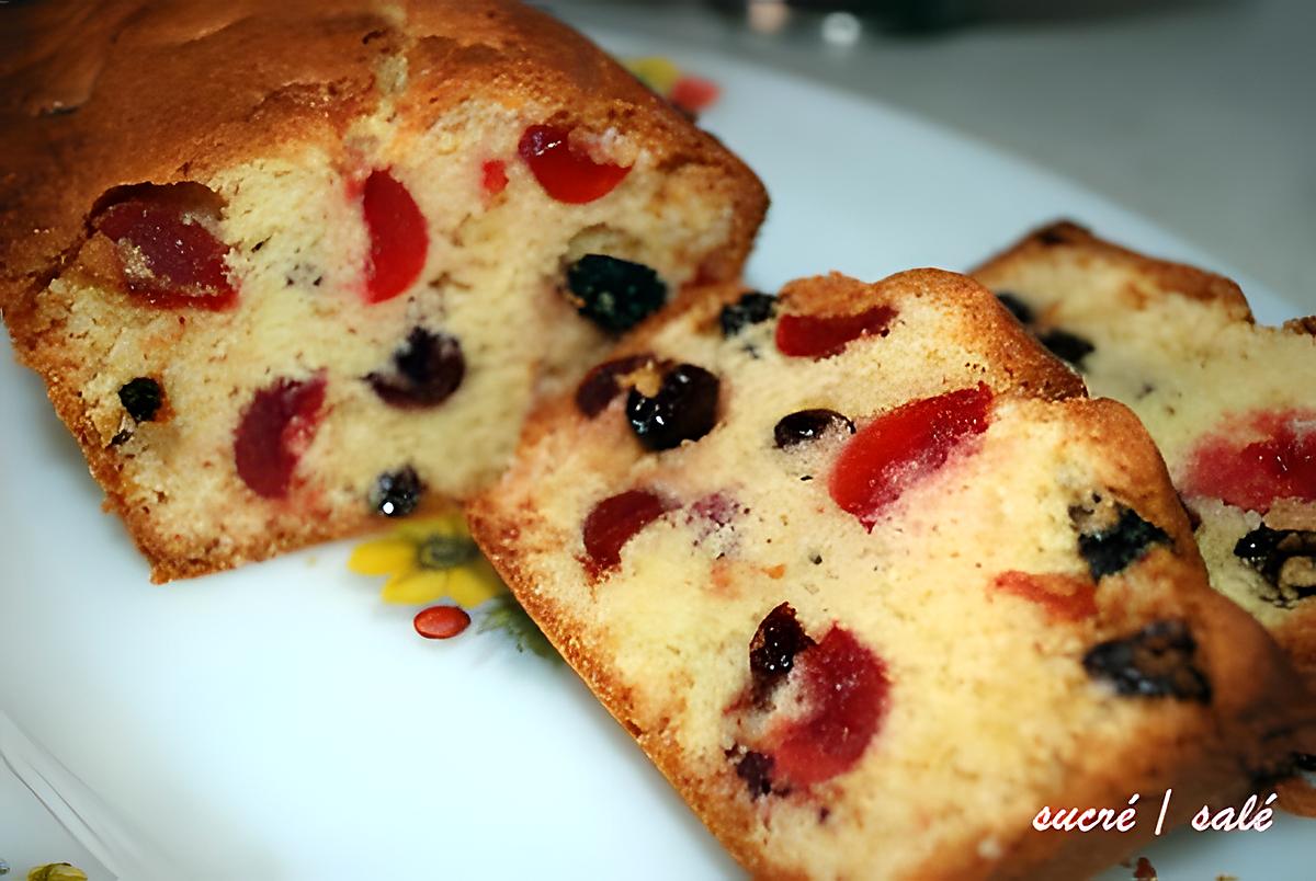 recette cake aux fruits confits