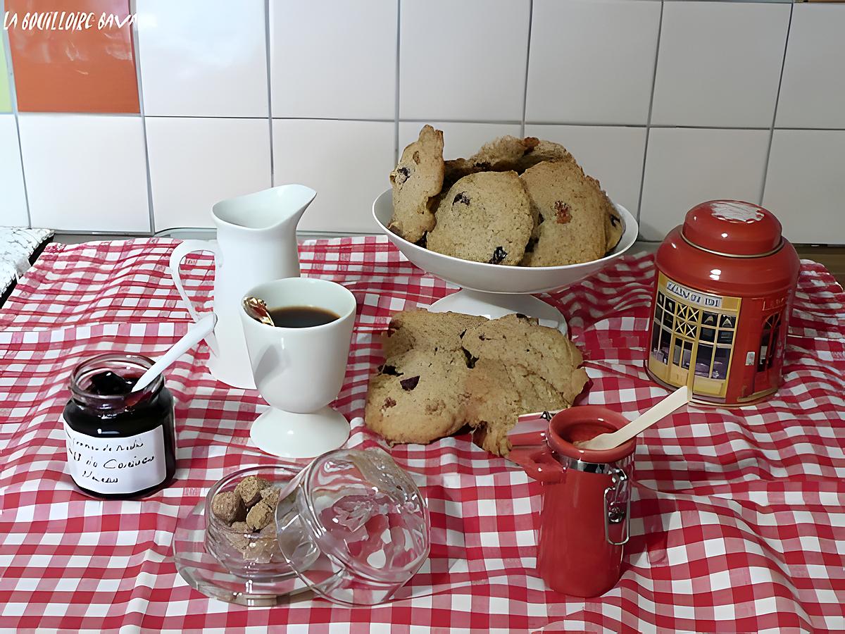 recette cookies avoine cranberries