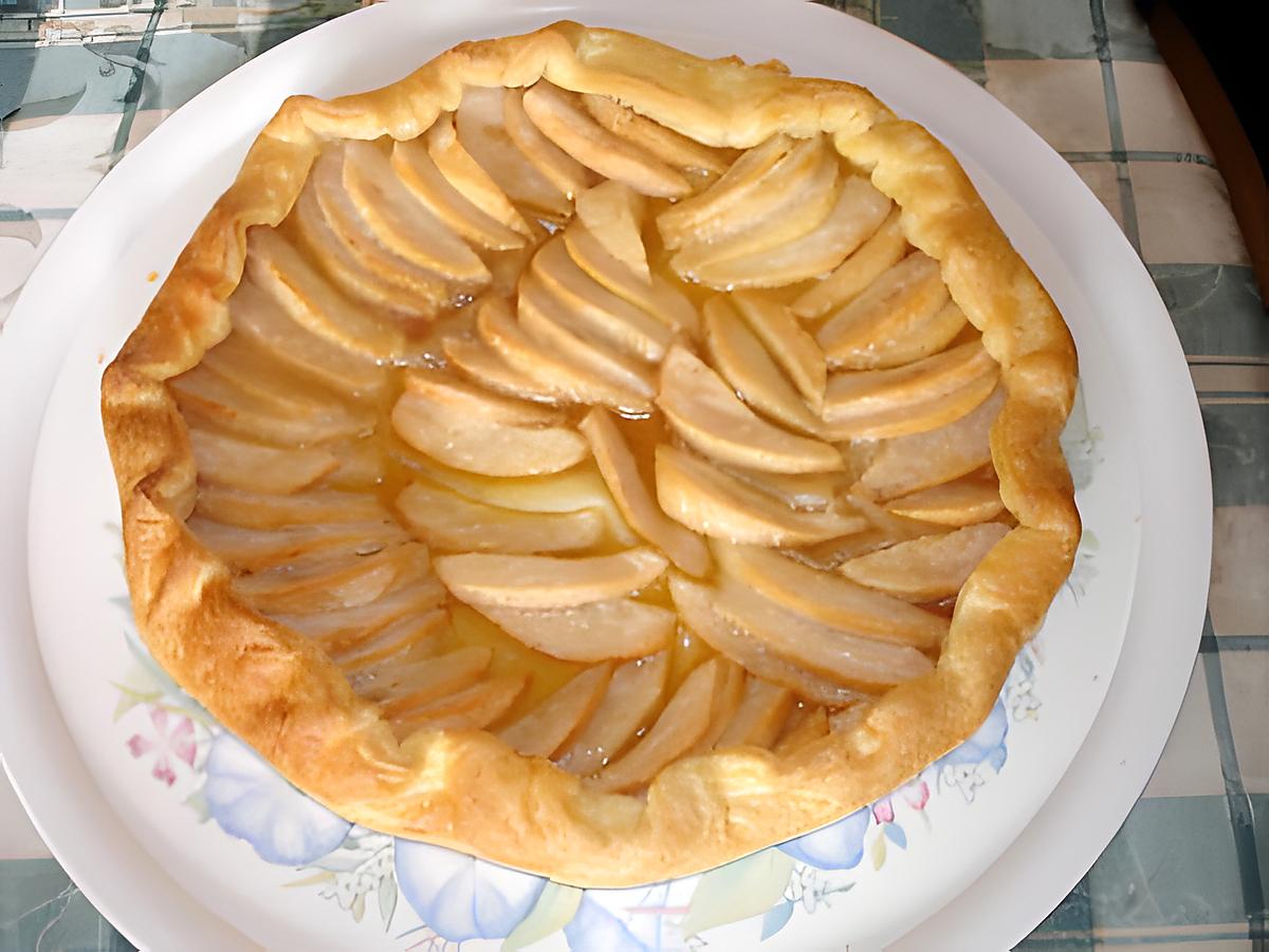 recette Tarte traditionnelle aux poires