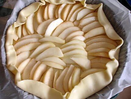 recette Tarte traditionnelle aux poires