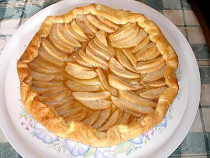 recette Tarte traditionnelle aux poires