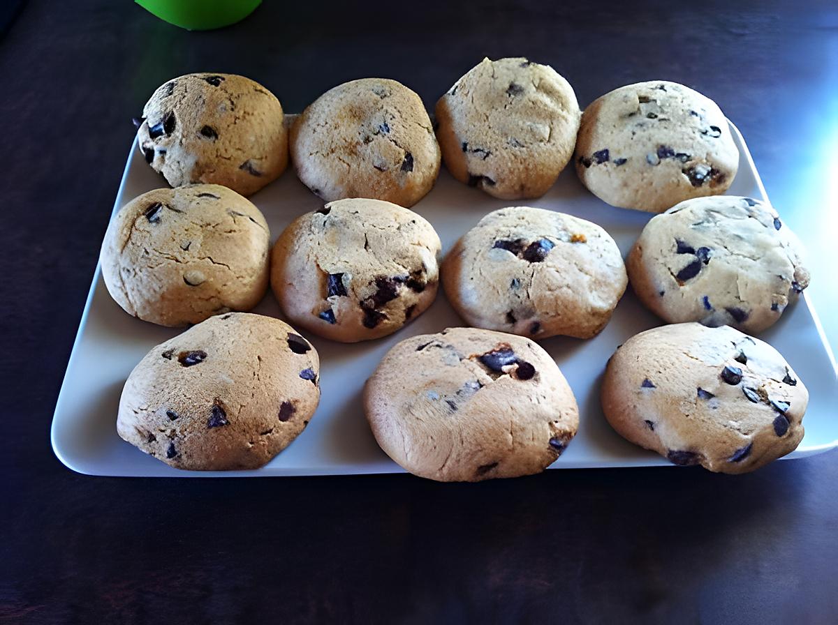 recette Cookies très moelleux