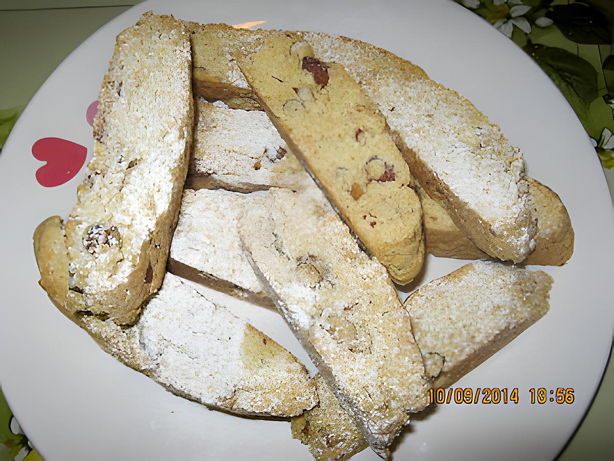 recette Cantucci -biscuits aux amandes