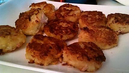 recette Croquettes de pommes de terre jambon fromage