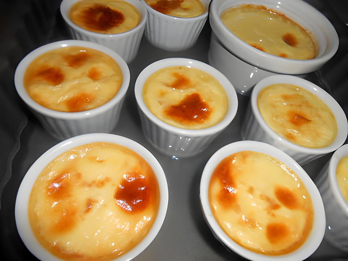 recette Minis crème au caramel