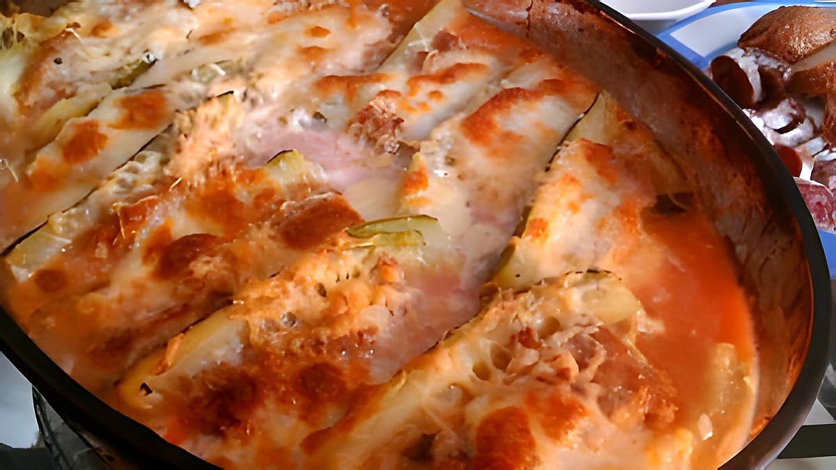 recette Courgette farci gratinée a la mozzarella