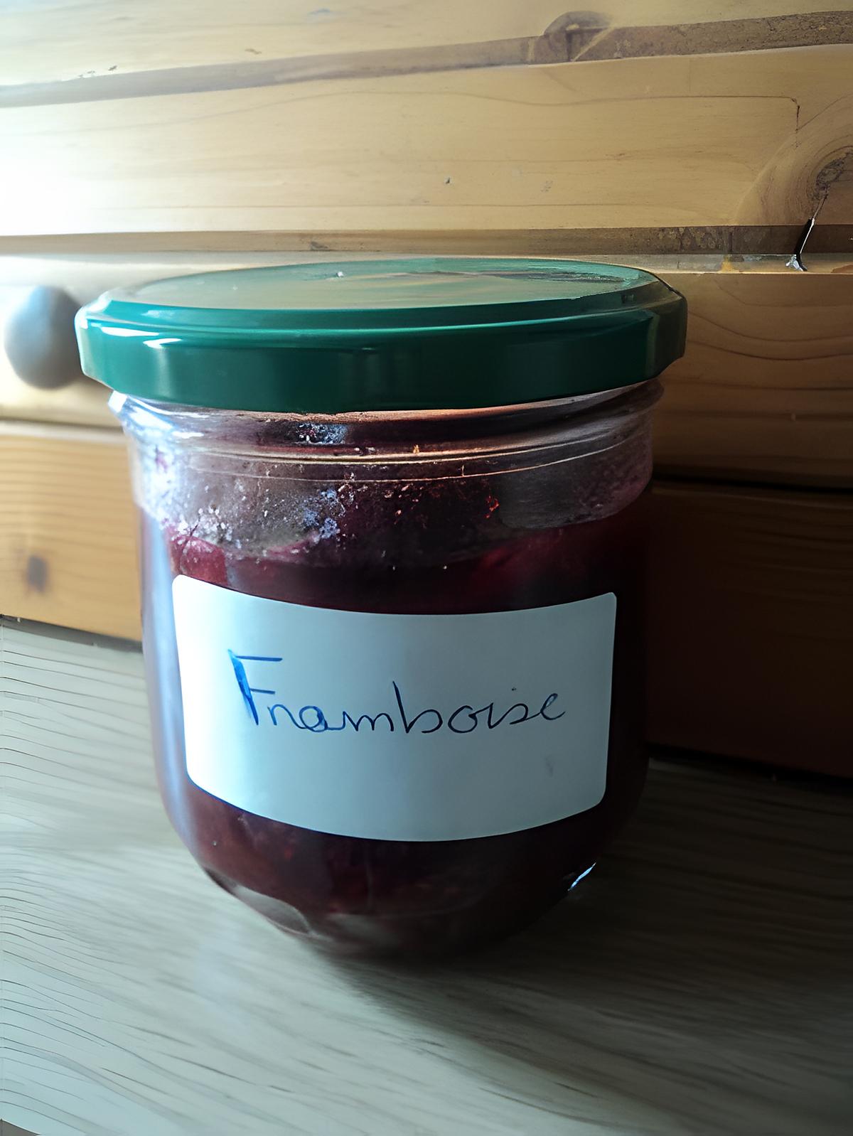 recette Confiture de framboise