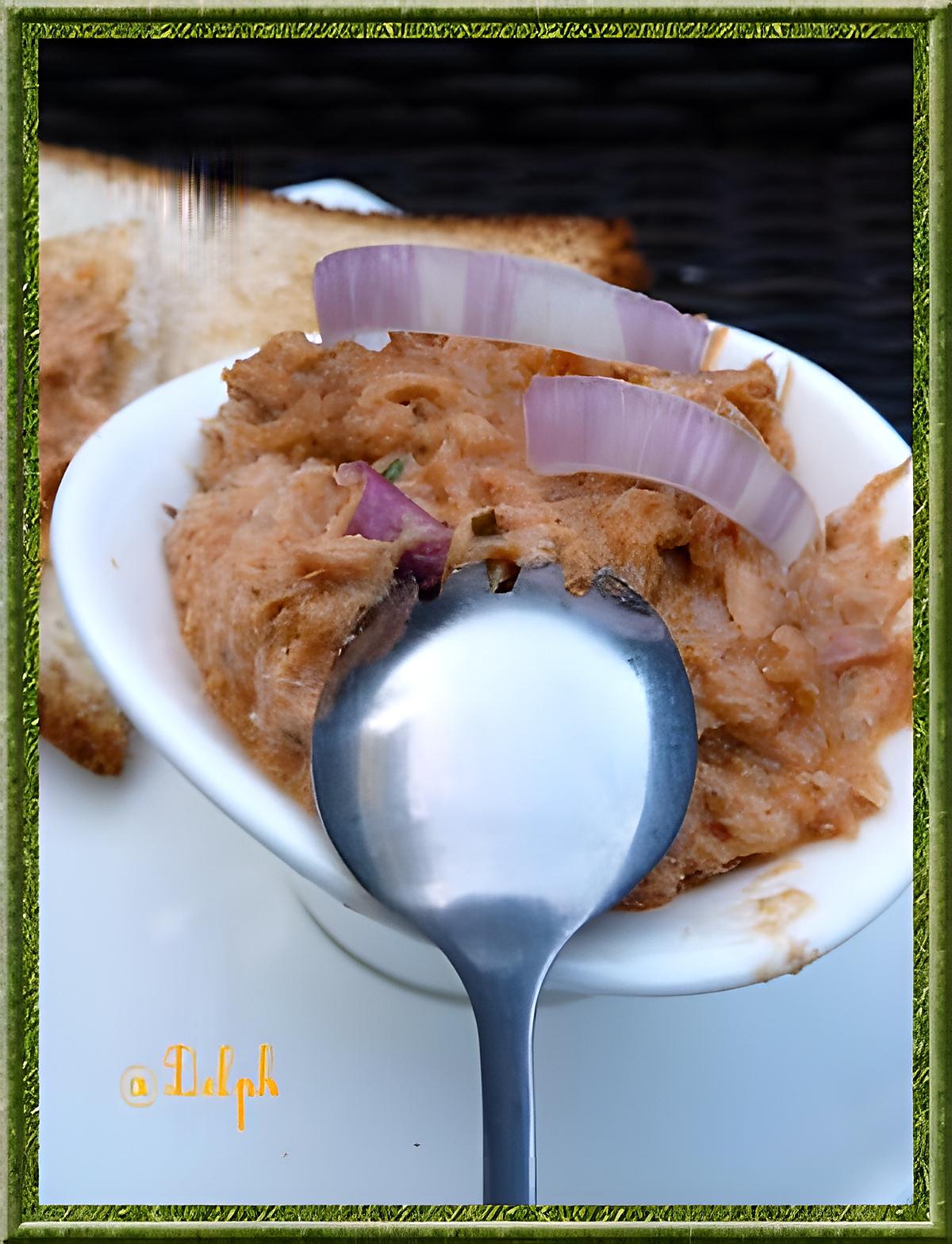 recette Rillettes de thon à la tomate