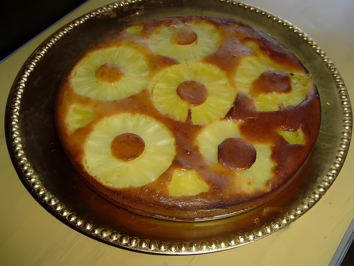 recette GATEAU RAPIDE A L ANANAS