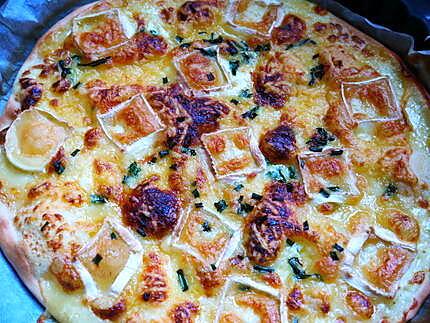 recette Pizza au chevre