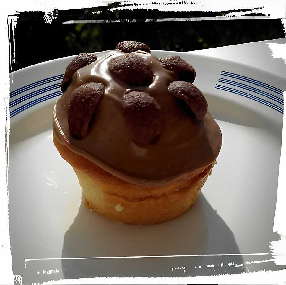 recette muffin crousti-moelleux à la pâte à tartiné chocolat-noix de coco