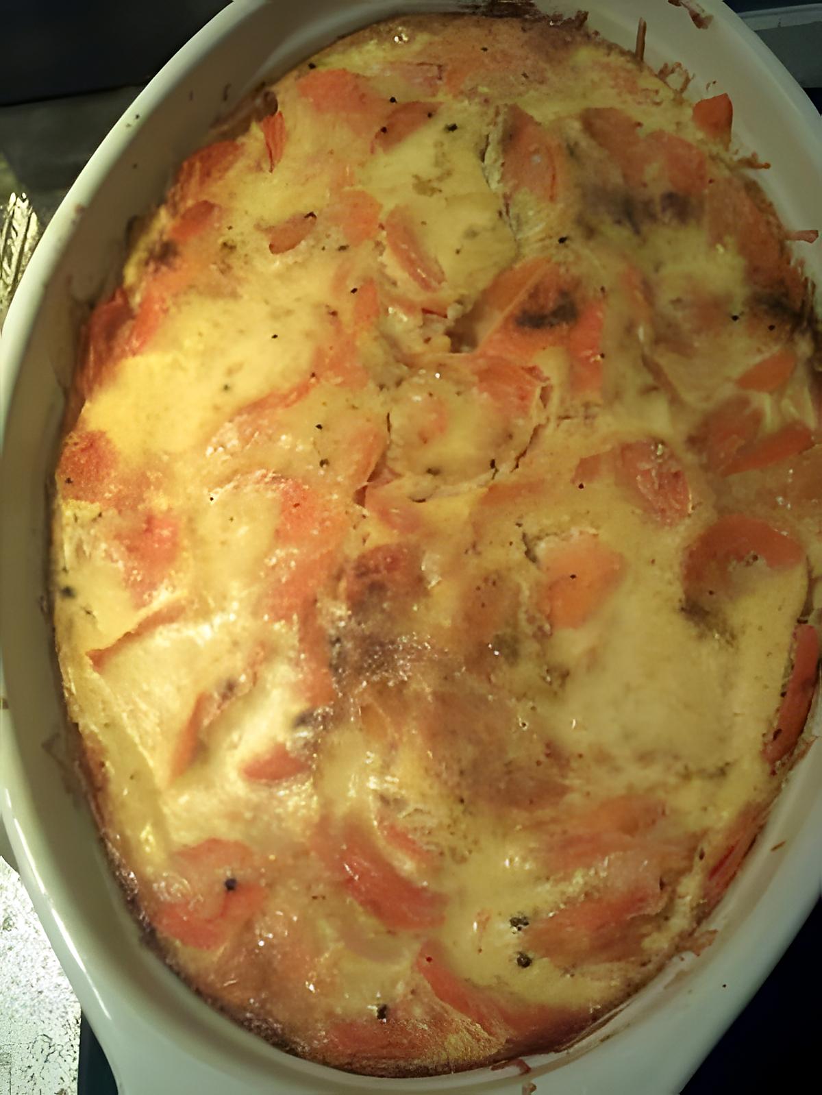 recette Clafoutis au carotte et curry