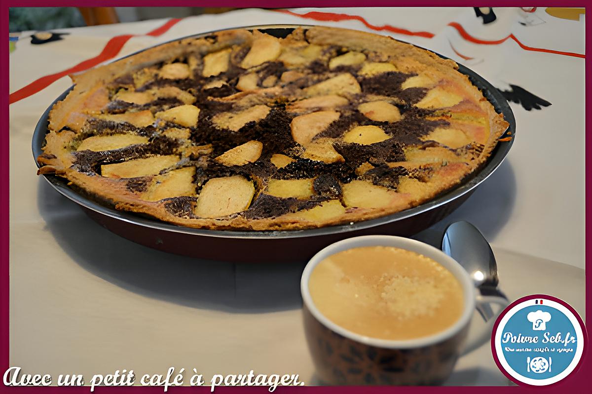 recette Tarte choco-amandine