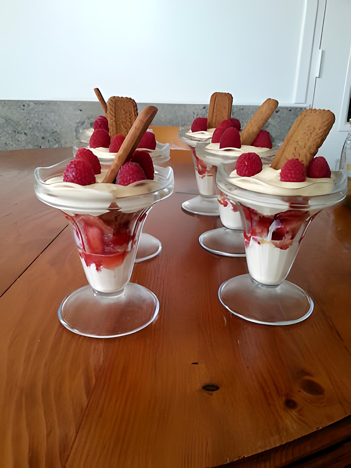 recette Coupe de fraises au mascarpone