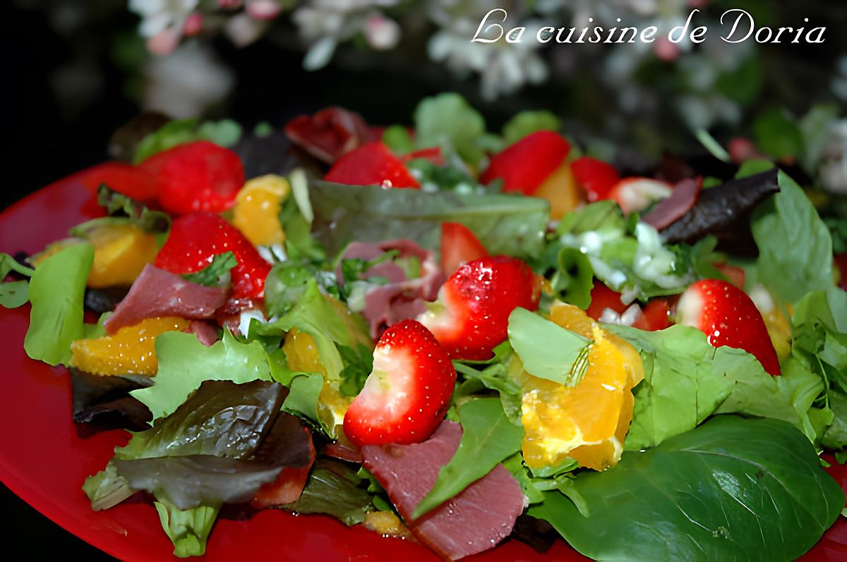 recette Salade de printemps salé sucré